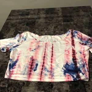 Women’s Large Tye Dye crop top